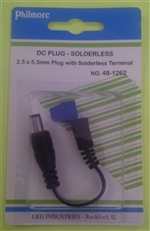 2.5 plug to solderless terminal