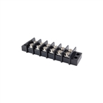 TERMINAL BLOCK BARRIER DUAL ROW 6 POLE 9.50MM PITCH 300V 20A PANEL MOUNT 22-14AWG WIRE RANGE
