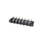 TERMINAL BLOCK BARRIER DUAL ROW 6 POLE 11.00MM PITCH 300V 25A PANEL MOUNT 22-12AWG WIRE RANGE