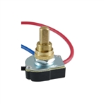 SWITCH PUSH BUTTON CANOPY TWO CIRCUIT FOUR POSITION 6A 125VAC 3A 250VAC WITH 6 INCH WIRE LEADS