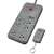 "Eco-Surge 6-Outlet Surge Protector, 6-ft. cord, 2100 Joules, Remote-Controlled"