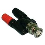 Philmore 2390 Dual Binding Posts to BNC Male Adapter