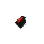 "Philmore 30-060 Lighted Snap-In Rocker Switch, SPST 15A @125V, ON-OFF"