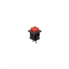 "Philmore 30-10070 Sq Snap In Push Button Switch,SPST 3A, ON-(OFF), Red"