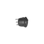 "Philmore 30-16110 Snap-In Round Rocker Switch SPDT, ON-OFF-(ON) Black"