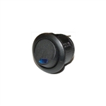 "Philmore 30-16226 Light Snap Round Rocker Switch SPST,ON-OFF ,Blue"