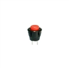 "Philmore 30-2295 Round SnapIn Push Button Switch,SPST 3A,(ON)-OFF, Red"