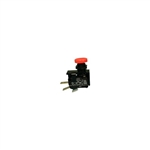 "Philmore 30-383 Momentary Push Button Switch SPDT,NO/NC Red"