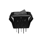 "Philmore 30-395 Lighted Rocker Switch, SPST 15A @125V, ON-OFF, Red"