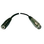 3.5mm STEREO/F-XLR/F CABLE-6'-(A)