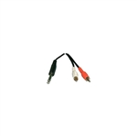 Philmore 44-218 Y Adapter 1/4" Stereo Male To Two RCA Male