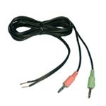 DUAL STEREO CABLE-3.5MM-7'