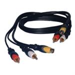 RCA + S-Video Dubbing Cable - 3'