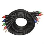 6 ft. Component Video + Audio Cable 5 RCA M-M; Gold