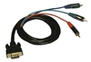 RGB-HDTV CABLE-HD15/M-3 RCA/M-12'