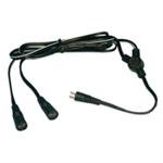 "Philmore, 48-1022 2 Pin Plug to (2) 2 Pin Socket 2.5 Ft. Cord"