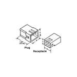 PLUG W/EARS-6 PIN