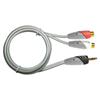 AUDIO CABLE 3.5mm S/M TO 2 RCA/F-8"