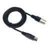 MICROPHONE CABLE-XLR M TO F-17 FT.