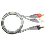 AUDIO CABLE 3.5mm S/M TO 2 RCA M-8