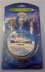 AUDIO CABLE 3.5mm S/M TO 2 RCA M-12'