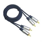 DUAL RCA M-M/AUDIO CABLE-50'-RoHS