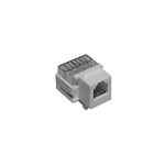 CAT3 VOICE GRADE JACK-6C-WHITE