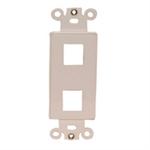 Designer Style Keystone Jack-2 Port