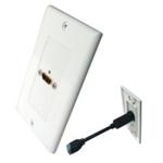 Designer Style Wall Plate Single HDMI Jack