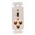 Designer Plate HDMI + Component Video; Solderless - White