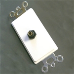 HDTV Plate 3.5mm Stereo-White