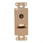 HDTV Plate HD15+3.5mm Ster.-Ivory