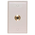 SINGLE S-VHS WALL PLATE