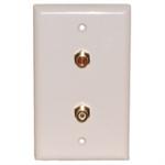 WALL PLATE (2) RCA/F81