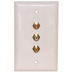 WALL PLATE (3) RCA/F81