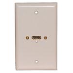 Std. Wall Plate HDMI; Solderless - White