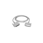 RS232 CABLE-MALE/MALE-25'