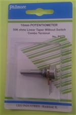 Philmore PC75 Miniature Potentiometer 50K Linear 16mm