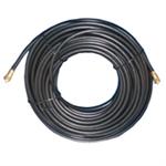 Philmore RG6100 UL/CSA RG6/U w/Weatherproof F Connectors 100ft Black