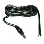 Philmore TC218 DC Coaxial Plug Power Cord 5.5mm x 2.1mm 18 AWG 6ft