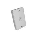 4C Tel Flush Mount Jack Splitter - Wall Mount (White) 6P4C