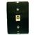Stainless Steel Wall Plate w/ 4 Conductor Modular Jack : TWP69