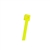 CABLE TIE 50 LB. STANDARD 7.5 LENGTH FLUORESCENT YELLOW NYLON 100/BAG