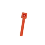 CABLE TIE 50 LB. STANDARD 11.2 LENGTH ORANGE NYLON 100/BAG