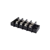 TERMINAL BLOCK BARRIER DUAL ROW 4 POLE 9.50MM PITCH 300V 20A PANEL MOUNT 22-14AWG WIRE RANGE