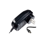 AC TO DC ADAPTER 12VDC 2A OUTPUT 2.1MM ID X 5.5MM OD PLUG REGULATED WALL MOUNT 100-240VAC 50/60HZ