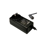 AC TO DC ADAPTER 24VDC 1.2AMP OUTPUT 2.1MM X 5.5MM JACK REGULATED WALL MOUNT 100-240VAC 50/60HZ IN