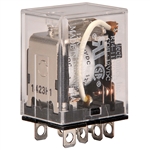RELAY-12VDC 10AMP DPDT PLUG-IN/SOLDER TERMINALS