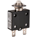 THERMAL CIRCUIT BREAKER 15AMP RATING PUSH BUTTON RESET .250 INCH QUICK CONNECT TERMINALS