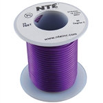 HOOK UP WIRE 300V STRANDED TYPE 18GAUGE VIOLET 25 FEET